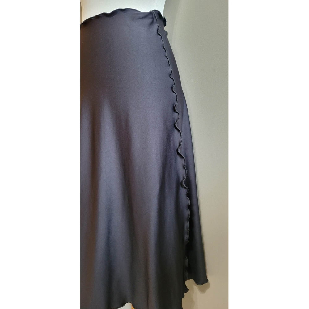 NWT Haystacks Black Brazilian Long Bias Skirt - Picture 6 of 6